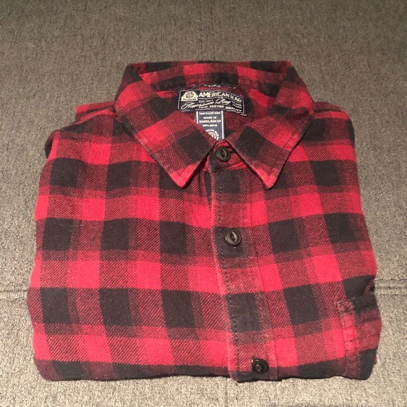 ❌SOLD❌ American Rag Cotton Long Sleeve Flannel - Picture 4 of 4
